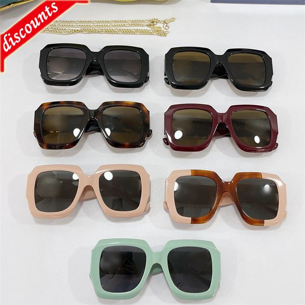 designer sunglasses g family new generous frame chain net red same gg1022, White;black
designer sunglasses g family new generous frame chain net red same gg1022, White;black