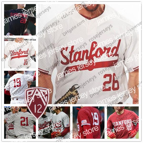 college baseball wears ncaa stanford cardinal #5 austin kretzschmar 19 will matthiessen 26 erik miller 37 kyle stowers white red gray black
college baseball wears ncaa stanford cardinal #5 austin kretzschmar 19 will matthiessen 26 erik miller 37 kyle stowers white red gray black