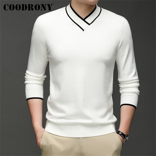 men's sweaters coodrony brand fashion casual men knitwear soft warm pullovers spring autumn male arrivals vneck solid color sweaters w1, White;black
men's sweaters coodrony brand fashion casual men knitwear soft warm pullovers spring autumn male arrivals vneck solid color sweaters w1, White;black