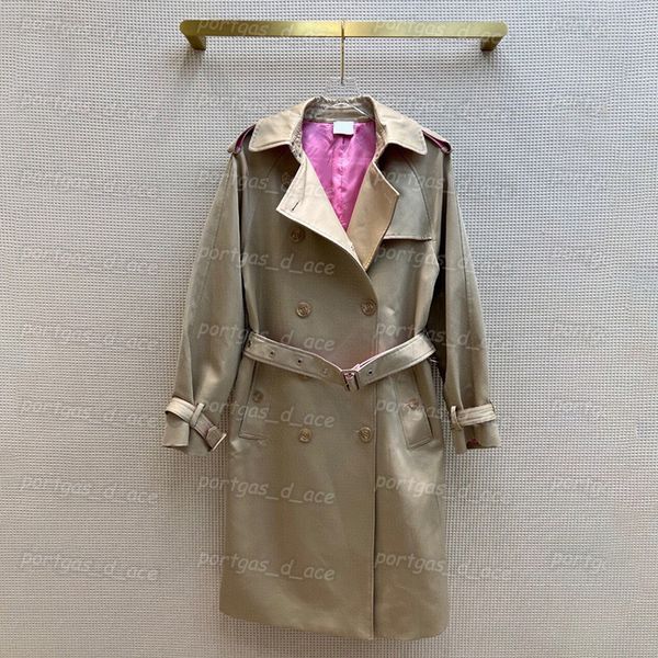 luxury womens trench coat designer long sleeve coat vintage autumn spring coats, Black
luxury womens trench coat designer long sleeve coat vintage autumn spring coats, Black