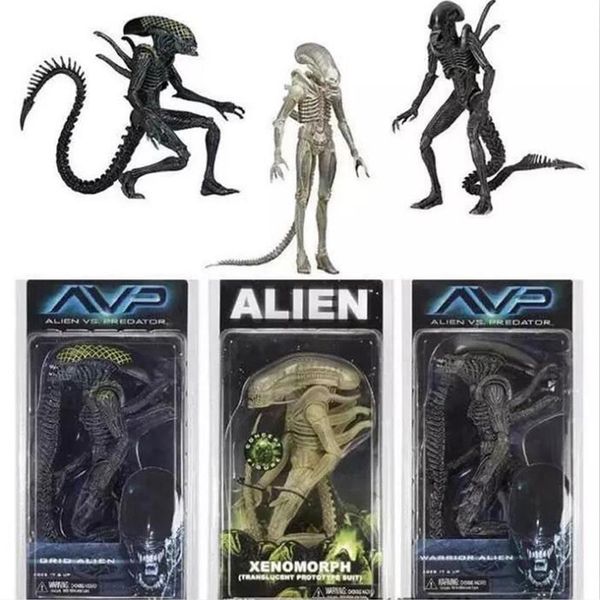 neca aliens vs predator avp series grid alien xenomorph translucent prototype suit warrior alien action figure model toy 18cm y200242m
neca aliens vs predator avp series grid alien xenomorph translucent prototype suit warrior alien action figure model toy 18cm y200242m