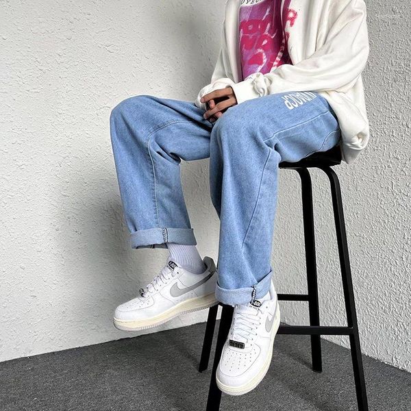 men's jeans american street mopping loose straight-leg senior men's autumn and winter tide casual blue wide-leg pants
men's jeans american street mopping loose straight-leg senior men's autumn and winter tide casual blue wide-leg pants