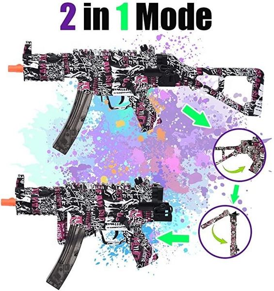 amazon splash water drop mp5 submachine toy gun 2 in 1 manual buckle plate high speed automatic launch outdoor game
amazon splash water drop mp5 submachine toy gun 2 in 1 manual buckle plate high speed automatic launch outdoor game