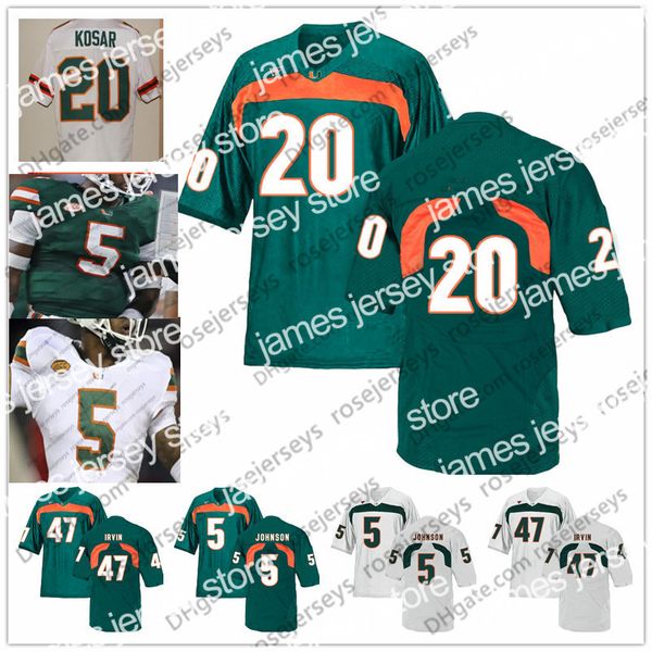 american college football wear ncaa miami hurricanes #14 vinny testaverde 20 bernie kosar 47 ottis anderson 50 jim otto 52 denzel perryman 7, Black
american college football wear ncaa miami hurricanes #14 vinny testaverde 20 bernie kosar 47 ottis anderson 50 jim otto 52 denzel perryman 7, Black