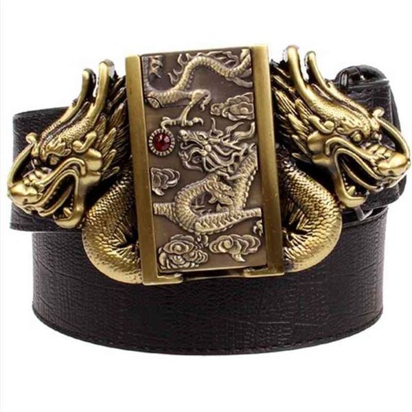 double dragon genuine leather belt lighter metal plate buckle for zippo trading company241z, Black;brown
double dragon genuine leather belt lighter metal plate buckle for zippo trading company241z, Black;brown