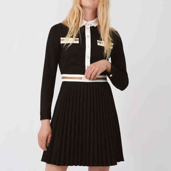 casual dresses fadan autumn winter women's wear college style pleated dress, Black;gray
casual dresses fadan autumn winter women's wear college style pleated dress, Black;gray