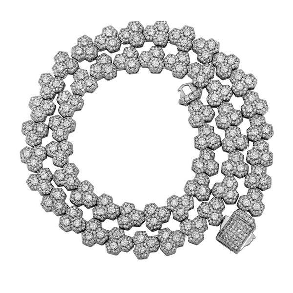 10mm bicycle chain hip hop iced out zircon rock candy cuban chain for men women, Silver
10mm bicycle chain hip hop iced out zircon rock candy cuban chain for men women, Silver