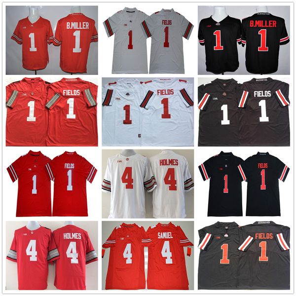 ncaa college ohio state buckeyes football jerseys 1 braxton miller 1 justin fields 4 curtis samuel 4 santonio holmes, Black
ncaa college ohio state buckeyes football jerseys 1 braxton miller 1 justin fields 4 curtis samuel 4 santonio holmes, Black
