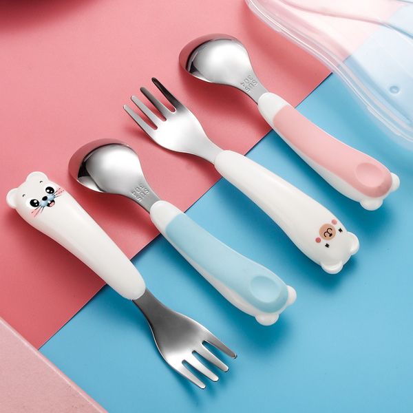 cups dishes utensils children s tableware portable set 304 stainless steel spoon fork infant feeding cutlery baby cartoon 220906
cups dishes utensils children s tableware portable set 304 stainless steel spoon fork infant feeding cutlery baby cartoon 220906
