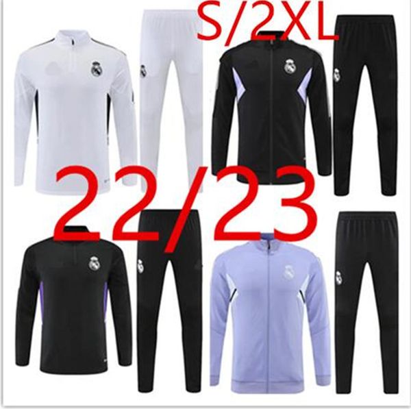 22 23 real madrids tracksuit set training suit 2022/23 men and kids football jacket chandal futbol survetement s/2xl 10/18, Black
22 23 real madrids tracksuit set training suit 2022/23 men and kids football jacket chandal futbol survetement s/2xl 10/18, Black
