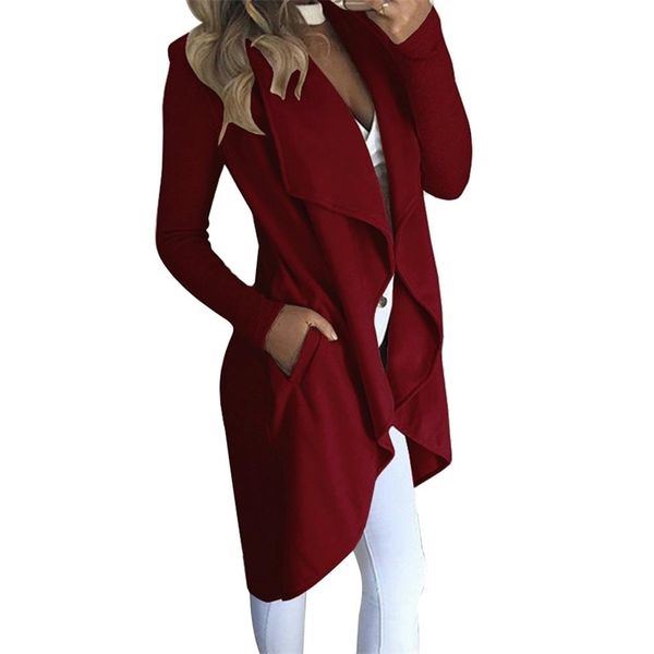 women's trench coats fashion women jacket coat solid color open front tunic trench coat long sleeve slim cardigan windbreaker 220906, Tan;black
women's trench coats fashion women jacket coat solid color open front tunic trench coat long sleeve slim cardigan windbreaker 220906, Tan;black