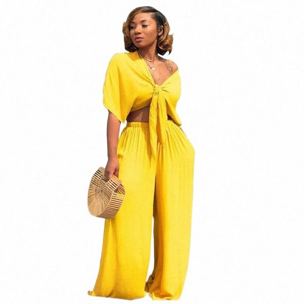 women's tracksuits piece set women 2021 summer short sleeve bow tie up crop and long wide leg pants fashion ladies trousers suits women, Gray
women's tracksuits piece set women 2021 summer short sleeve bow tie up crop and long wide leg pants fashion ladies trousers suits women, Gray