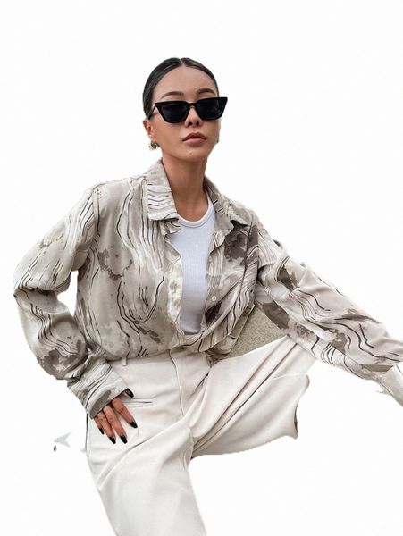 women's blouses & shirts dazy allover print curved hem shirt j1h0#, White
women's blouses & shirts dazy allover print curved hem shirt j1h0#, White