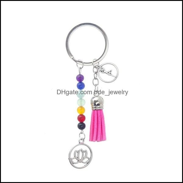 key rings lotus tassel key chains ring 7 chakra reiki healing yoga natural stone beads flower pendant keychain accessories bdejewelry dhqfs, Slivery;golden
key rings lotus tassel key chains ring 7 chakra reiki healing yoga natural stone beads flower pendant keychain accessories bdejewelry dhqfs, Slivery;golden