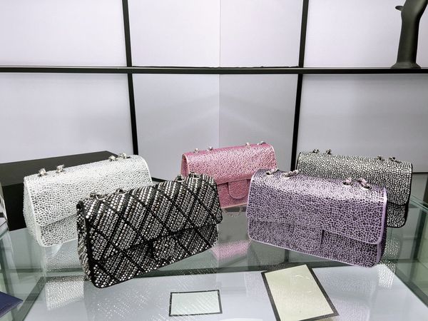 22ss cf diamond flash flip bag french classic quilted shiny with silver metal chain hardware diamond lattice shoulder crossover designer wom
22ss cf diamond flash flip bag french classic quilted shiny with silver metal chain hardware diamond lattice shoulder crossover designer wom