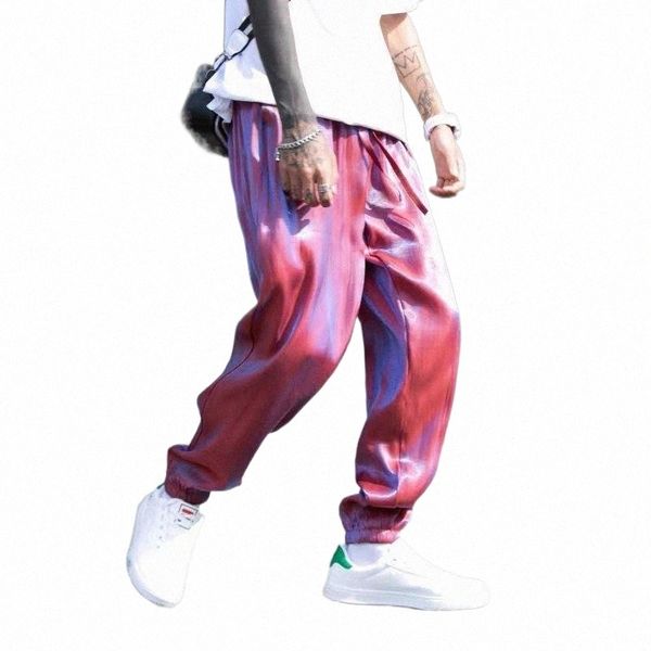 men's pants men's pants 2021 mens summer smooth fabric silk nine-point trousers ice casual loose shiny thin color track harem j7hw, Black
men's pants men's pants 2021 mens summer smooth fabric silk nine-point trousers ice casual loose shiny thin color track harem j7hw, Black