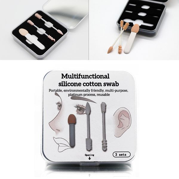 cotton swabs 3 pcs portable reusable silicone swab ear cleaning tool cosmetic sticks with mirror box makeup brush set 220906
cotton swabs 3 pcs portable reusable silicone swab ear cleaning tool cosmetic sticks with mirror box makeup brush set 220906