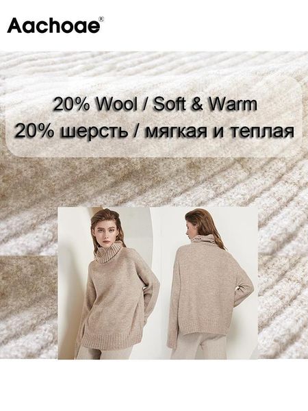 women s sweaters aachoae autumn winter women knitted turtleneck wool casual basic pullover jumper batwing long sleeve loose r220906, White;black
women s sweaters aachoae autumn winter women knitted turtleneck wool casual basic pullover jumper batwing long sleeve loose r220906, White;black