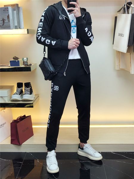 men's tracksuits fashion casual suits mens designer spring autumn clothing 2pcs jacket sports trousers suitem-3xl q036, Gray
men's tracksuits fashion casual suits mens designer spring autumn clothing 2pcs jacket sports trousers suitem-3xl q036, Gray
