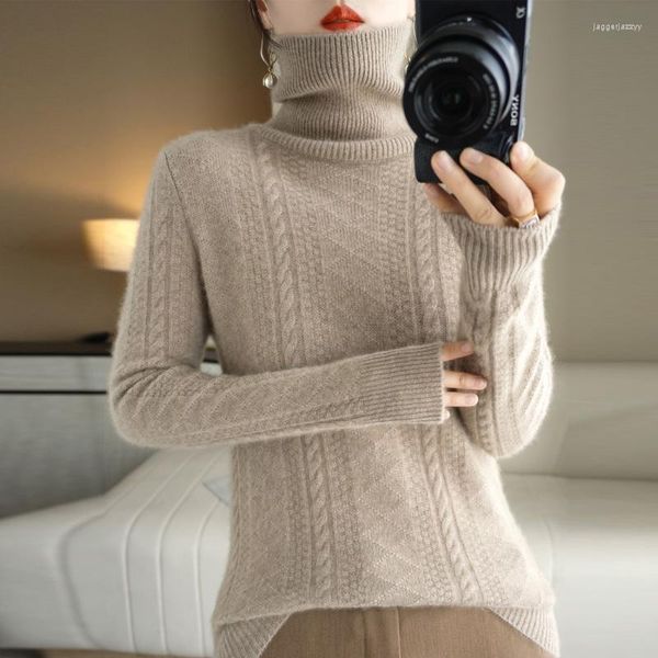 women's sweaters cashmere sweater ladies turtleneck pullover pure wool knit bottoming shirt slim fashion winter oversized women, White;black
women's sweaters cashmere sweater ladies turtleneck pullover pure wool knit bottoming shirt slim fashion winter oversized women, White;black