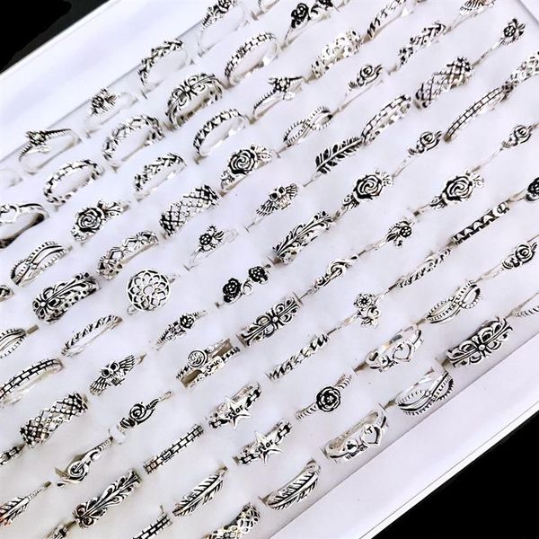 bulk lots 100pcs antique silver multi-styles mix charm ring for women vintage ladies flower bohemian finger ring retro jewelry 2021267g
bulk lots 100pcs antique silver multi-styles mix charm ring for women vintage ladies flower bohemian finger ring retro jewelry 2021267g