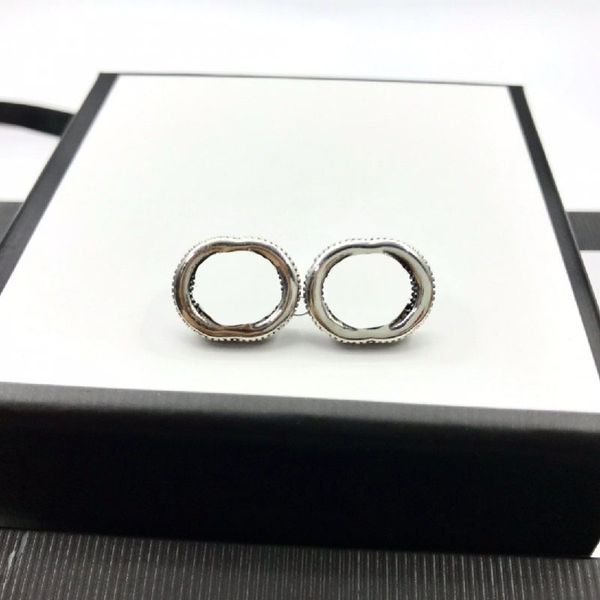 vintage designer double letter charm stud earrings eardrops women antique silver earring studs lady girl party jewelry with box gift, Golden;silver
vintage designer double letter charm stud earrings eardrops women antique silver earring studs lady girl party jewelry with box gift, Golden;silver