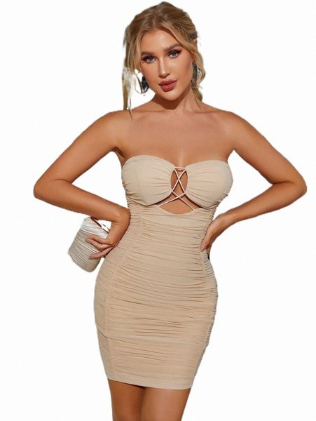 casual dresses parthea crisscross cut out ruched mesh bodycon tube dress s2ie#, Black;gray
casual dresses parthea crisscross cut out ruched mesh bodycon tube dress s2ie#, Black;gray