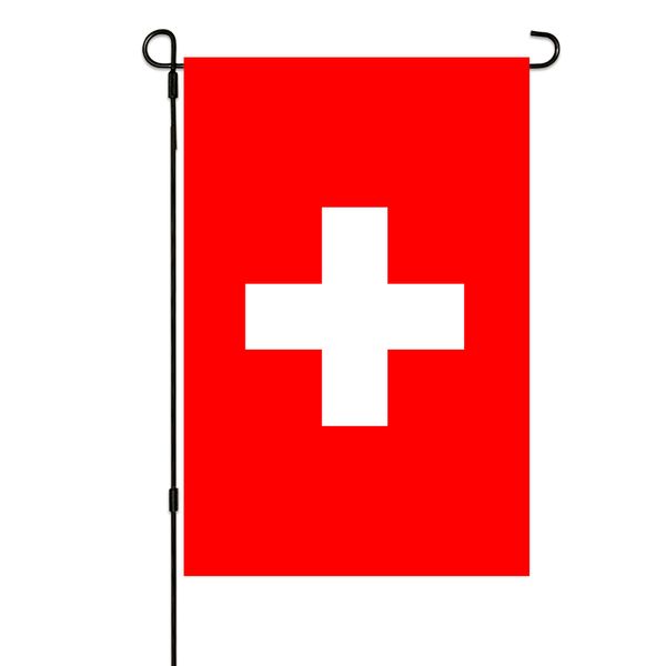 switzerland garden flags 30x45cm vertical double sided patriotic small garden banner for yard outdoor decor
switzerland garden flags 30x45cm vertical double sided patriotic small garden banner for yard outdoor decor