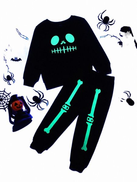 others apparel toddler boys skeleton graphic pullover & sweatpants set f4pj#, Black;white
others apparel toddler boys skeleton graphic pullover & sweatpants set f4pj#, Black;white