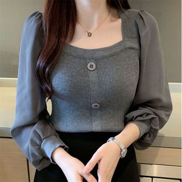 women s sweaters ljsxls pull femme spring fashion square neck solid patchwork long sleeve sweater women knitted pullovers woman clothes 220, White;black
women s sweaters ljsxls pull femme spring fashion square neck solid patchwork long sleeve sweater women knitted pullovers woman clothes 220, White;black