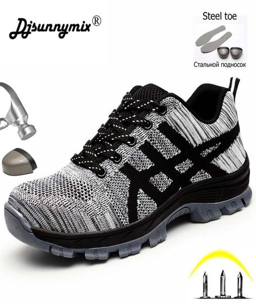 breathable work shoes men indestructible steel toe boots safety shoes men s, Black
breathable work shoes men indestructible steel toe boots safety shoes men s, Black