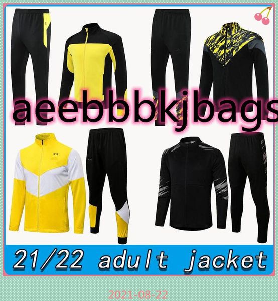 21 22 borussia hoodie tracksuit jacket soccer full long zipper dortmund 2021 2022 training suit football set survetement, Black
21 22 borussia hoodie tracksuit jacket soccer full long zipper dortmund 2021 2022 training suit football set survetement, Black