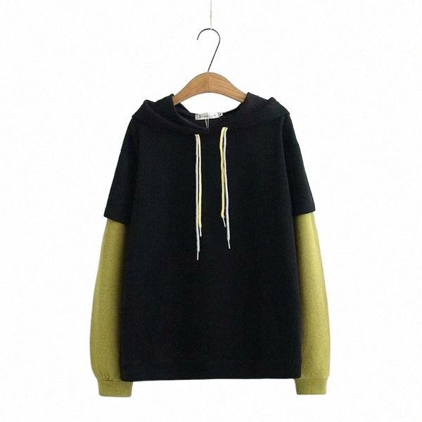 women's hoodies & sweatshirts women's hoodies & sweatshirts plus size xl-3xl false two pieces casual autumn winter hooded pullover, Black
women's hoodies & sweatshirts women's hoodies & sweatshirts plus size xl-3xl false two pieces casual autumn winter hooded pullover, Black