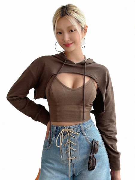 women's hoodies & sweatshirts dazy 1pc solid drop shoulder drawstring super crop hoodie v9nn#, Black
women's hoodies & sweatshirts dazy 1pc solid drop shoulder drawstring super crop hoodie v9nn#, Black