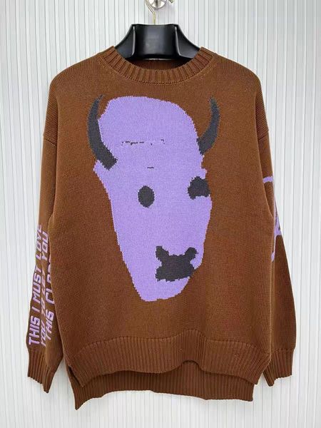 2022 mens fashion pullovers sweaters winter casual sweater men loose harajuku style round neck long sleeve trendy devil cow head ts, White;black
2022 mens fashion pullovers sweaters winter casual sweater men loose harajuku style round neck long sleeve trendy devil cow head ts, White;black