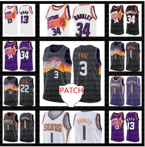 devin 1 booker chris 3 paul deandre 22 ayton basketball''nba''jerseys phoenixs steve 13 nash charles sun purple 34 barkl, Black;red
devin 1 booker chris 3 paul deandre 22 ayton basketball''nba''jerseys phoenixs steve 13 nash charles sun purple 34 barkl, Black;red