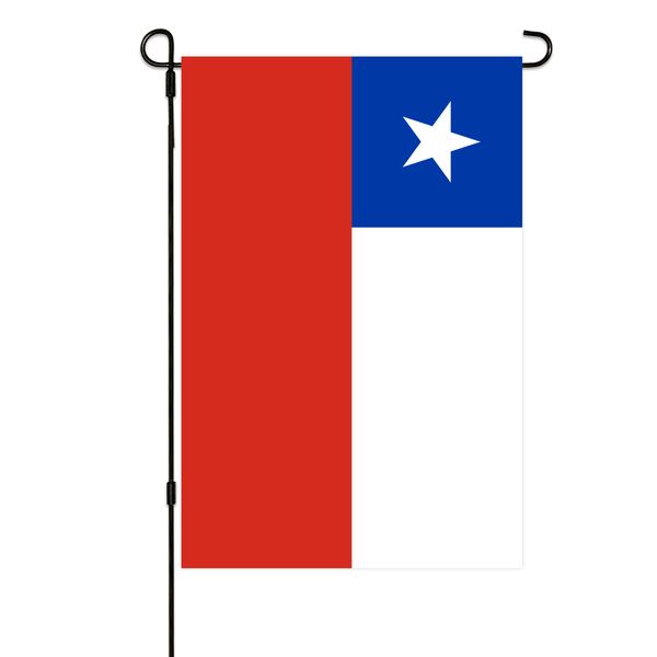 chile flag chilean garden flags 30x45cm vertical double sided patriotic small garden banner for yard outdoor decor
chile flag chilean garden flags 30x45cm vertical double sided patriotic small garden banner for yard outdoor decor