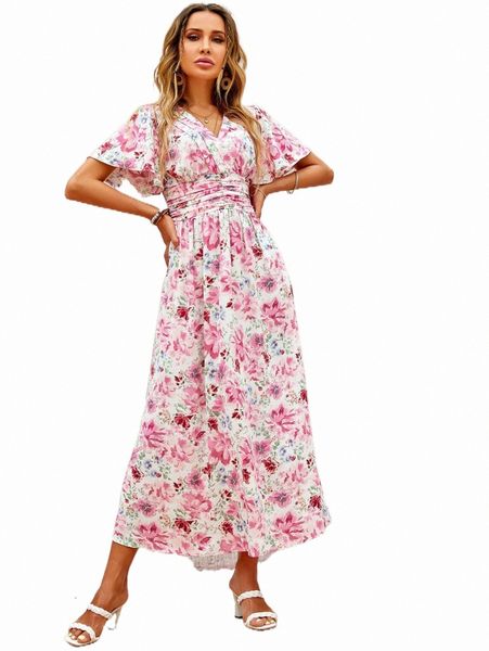 casual dresses allover floral print butterfly sleeve a-line dress 08hr#, Black;gray
casual dresses allover floral print butterfly sleeve a-line dress 08hr#, Black;gray