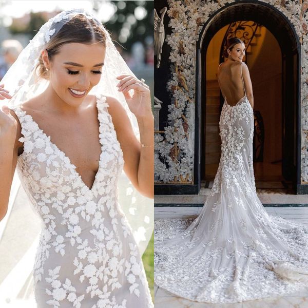 lace mermaid wedding dresses backless slim elegant bridal gowns custom made bohemian vestido de novia, White
lace mermaid wedding dresses backless slim elegant bridal gowns custom made bohemian vestido de novia, White