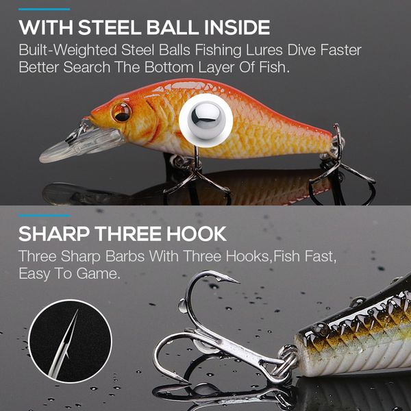 fishing lure set wobblers fishingfishing lures 3pcs 7cm 11g floating minnow fishing lure set of wobblers for pike artificial baits kit
fishing lure set wobblers fishingfishing lures 3pcs 7cm 11g floating minnow fishing lure set of wobblers for pike artificial baits kit