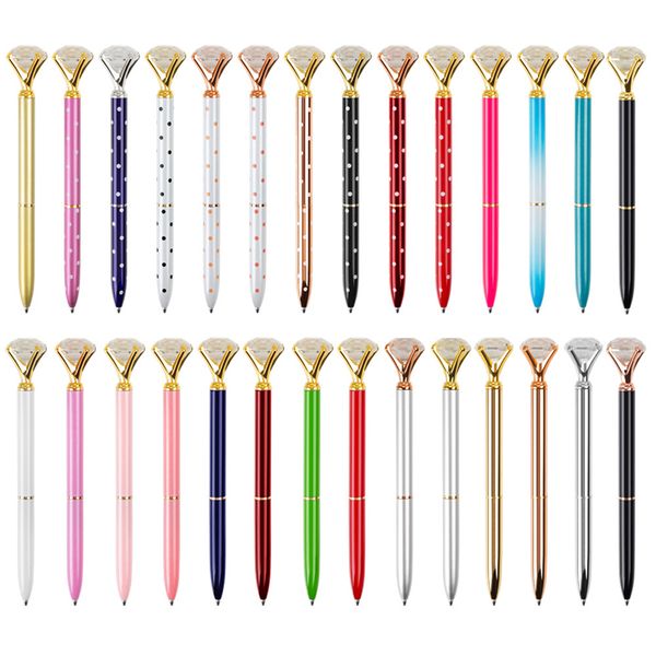 luxury crystal pens big diamond ballpoint pen gift promotion student stationery office writing pen, Blue;orange
luxury crystal pens big diamond ballpoint pen gift promotion student stationery office writing pen, Blue;orange