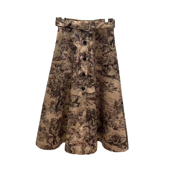 ladies skirt high waist a-line skirt gentle fashion printed skirt designer retro bottoms, Black
ladies skirt high waist a-line skirt gentle fashion printed skirt designer retro bottoms, Black