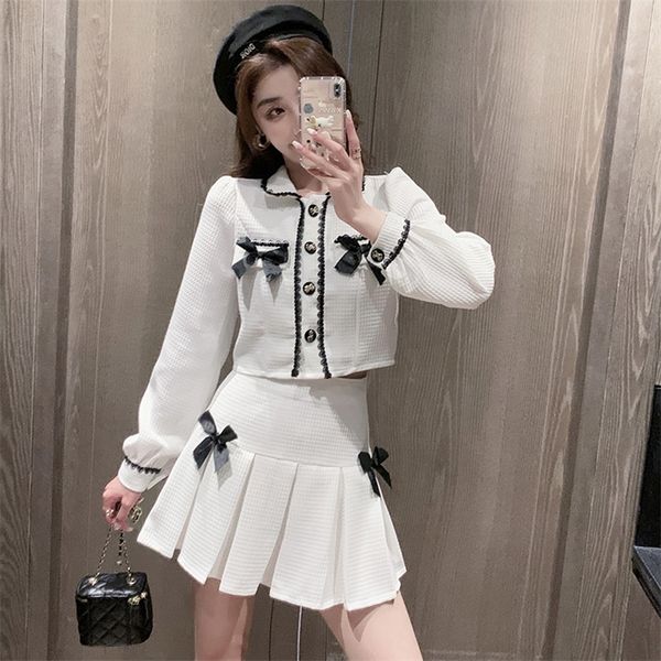 two piece dress autumn korean sweet tweed suits women bowknot short jacket coat skirt sets vintage small fragrance two piece outfit white 22
two piece dress autumn korean sweet tweed suits women bowknot short jacket coat skirt sets vintage small fragrance two piece outfit white 22