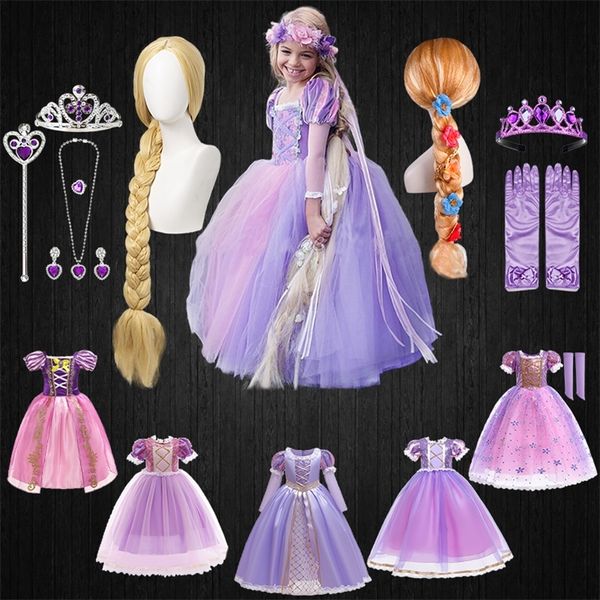 girl's dresses girl rapunzel wig princess dress halloween child sleeping beauty cosplay sofia tulle tutu ball gown kids clothing 220905, Red;yellow
girl's dresses girl rapunzel wig princess dress halloween child sleeping beauty cosplay sofia tulle tutu ball gown kids clothing 220905, Red;yellow