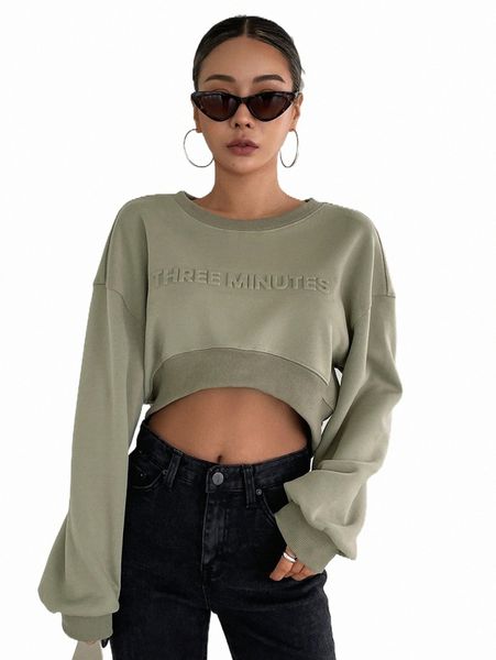 women's hoodies & sweatshirts dazy letter pattern drop shoulder crop sweatshirt a4iv#, Black
women's hoodies & sweatshirts dazy letter pattern drop shoulder crop sweatshirt a4iv#, Black