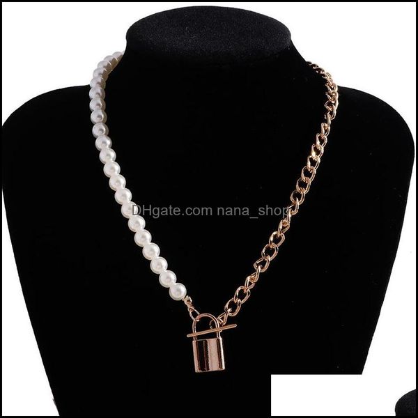 pendant necklaces asymmetric pearl chains chokers necklaces lock pendant necklace for women gold sier color collare fashion nanashop dhjhw, Silver
pendant necklaces asymmetric pearl chains chokers necklaces lock pendant necklace for women gold sier color collare fashion nanashop dhjhw, Silver