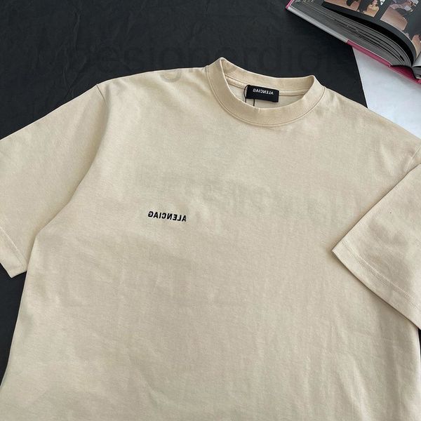 women's t-shirt designer genuine paris b's new front and back embroidered letters short sleeve fashion br versatile men's wom, White
women's t-shirt designer genuine paris b's new front and back embroidered letters short sleeve fashion br versatile men's wom, White