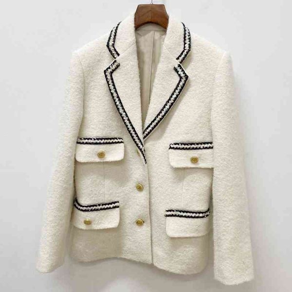 women's jackets fadan autumn women's wear set white casual suit tweed small fragrance set, Black;brown
women's jackets fadan autumn women's wear set white casual suit tweed small fragrance set, Black;brown