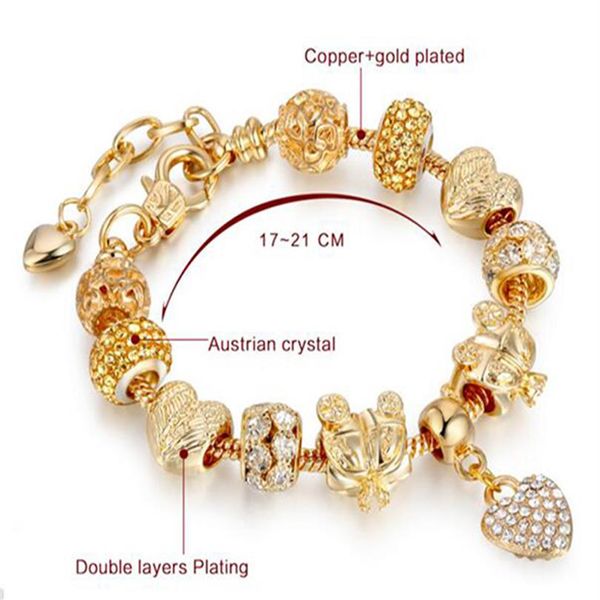 stylish gold plated heart diamond pendants beaded strands bangles alloy jewelry accessories dangle charms bracelets anklets for ch285z, Black
stylish gold plated heart diamond pendants beaded strands bangles alloy jewelry accessories dangle charms bracelets anklets for ch285z, Black