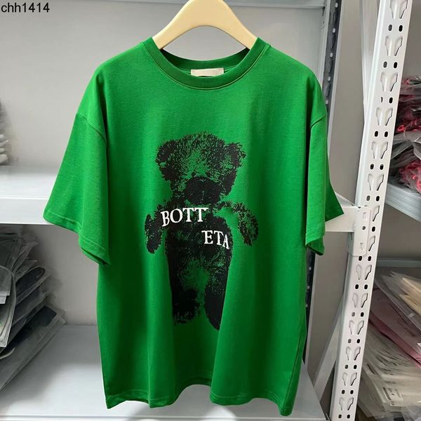 2022 summer new t shirt high botvegas venetas round neck loose large version lovers' big bear print short sleeve batch, White;black
2022 summer new t shirt high botvegas venetas round neck loose large version lovers' big bear print short sleeve batch, White;black